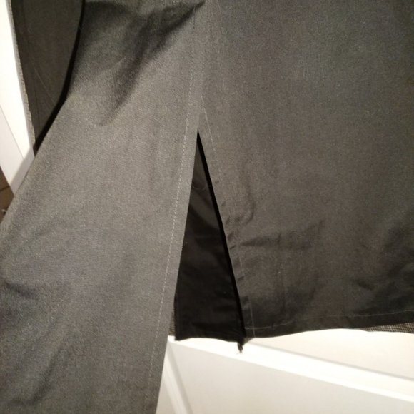 Wool Blend Strapless Trench Coat OOAK Modern Mobster Dress - Picture 15 of 15